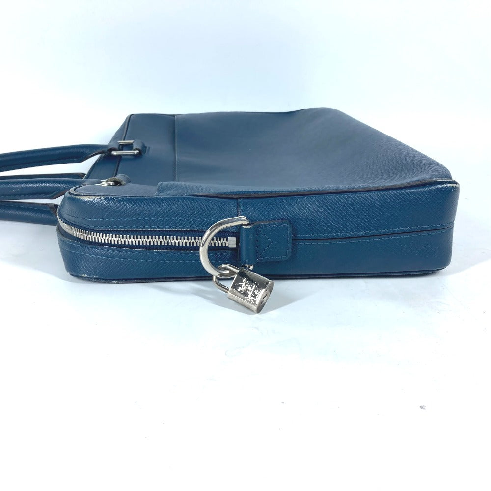 LOUIS VUITTON Business bag M32716 Taiga Leather blue Taiga PortoDocument Business PDV