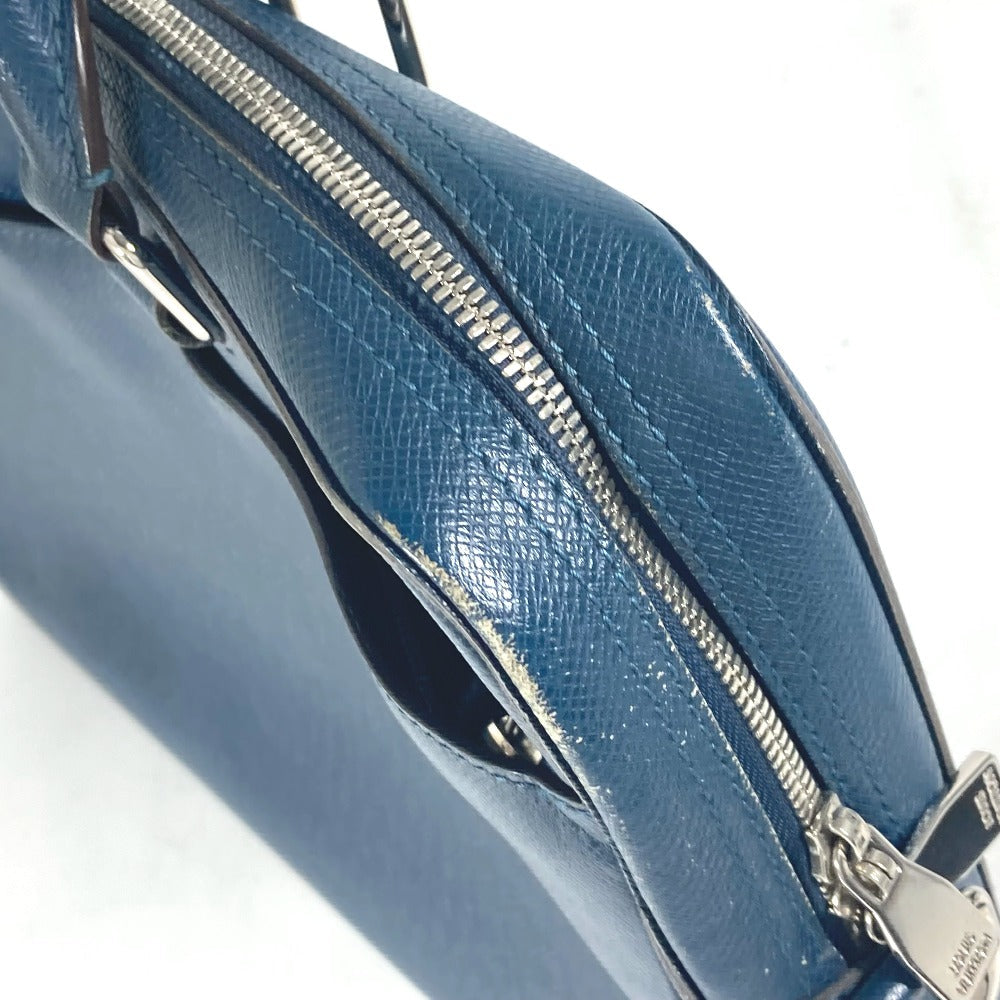 LOUIS VUITTON Business bag M32716 Taiga Leather blue Taiga PortoDocument Business PDV