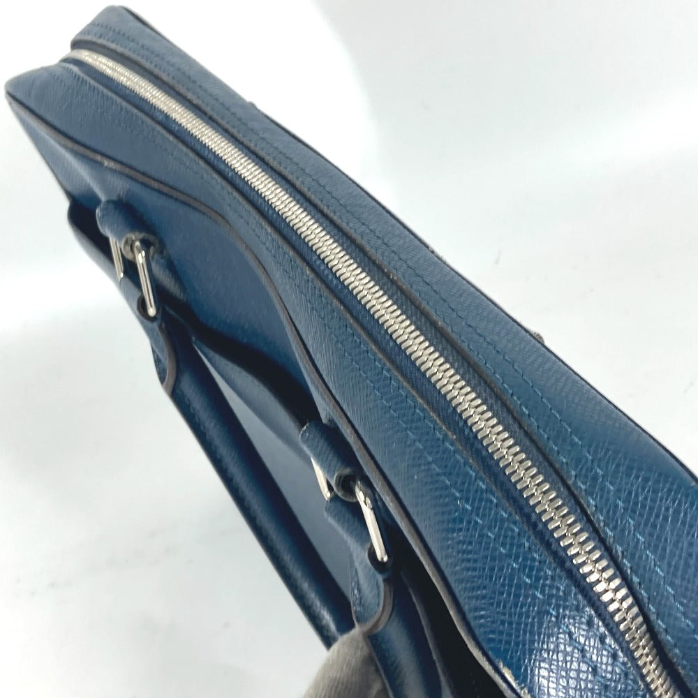 LOUIS VUITTON Business bag M32716 Taiga Leather blue Taiga PortoDocument Business PDV