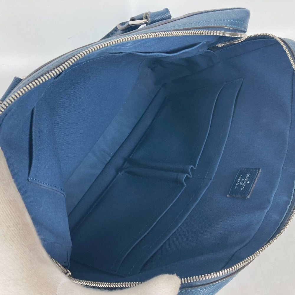LOUIS VUITTON Business bag M32716 Taiga Leather blue Taiga PortoDocument Business PDV