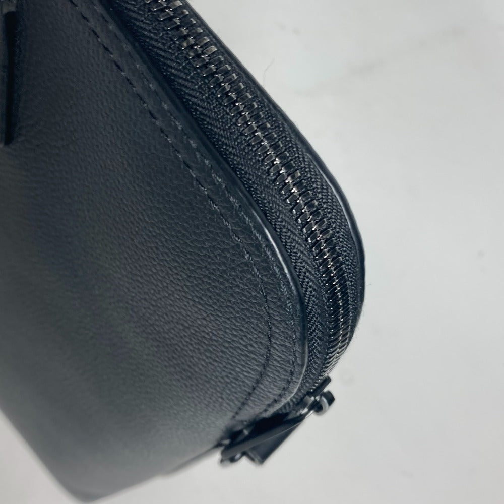 LOUIS VUITTON Business bag M59159 , Grained calf leather black LV Aerogram Take Off Briefcase