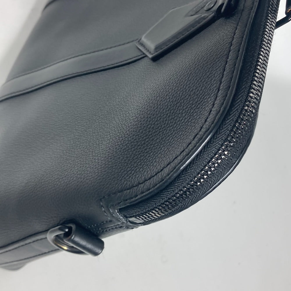 LOUIS VUITTON Business bag M59159 , Grained calf leather black LV Aerogram Take Off Briefcase