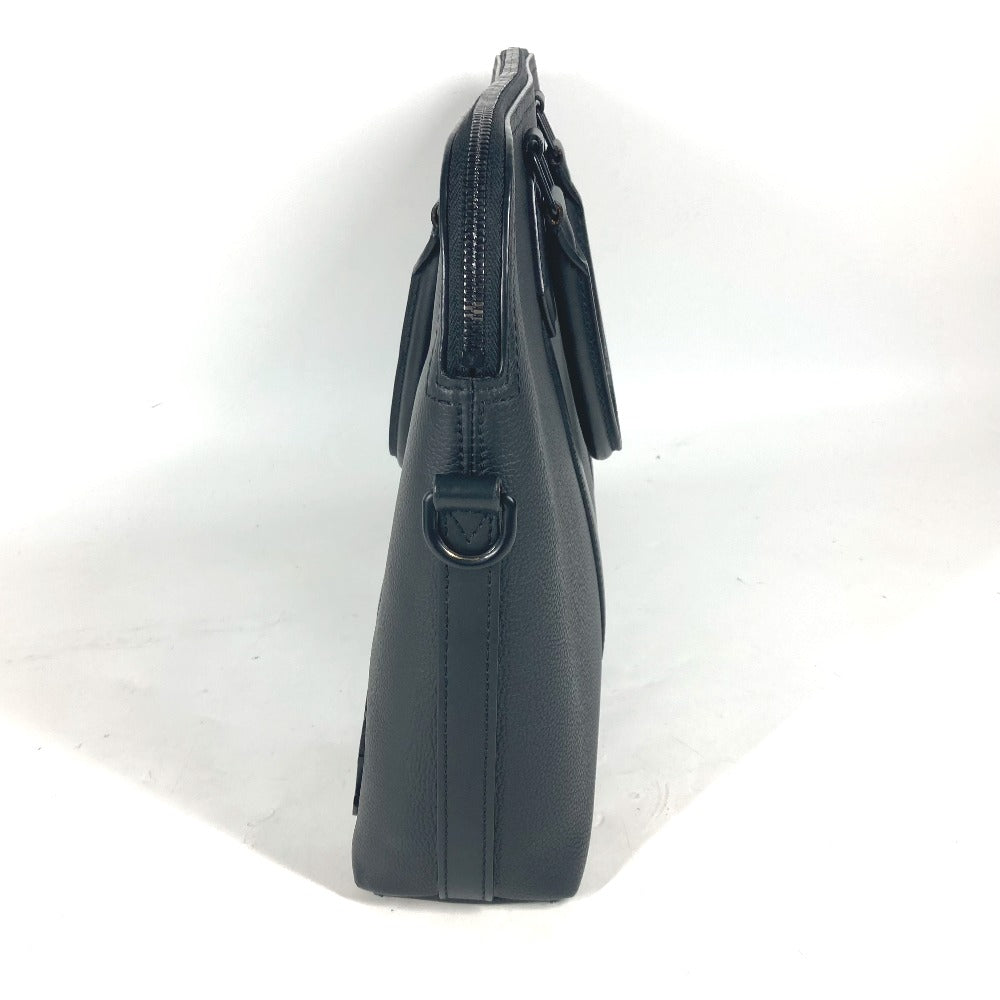 LOUIS VUITTON Business bag M59159 , Grained calf leather black LV Aerogram Take Off Briefcase