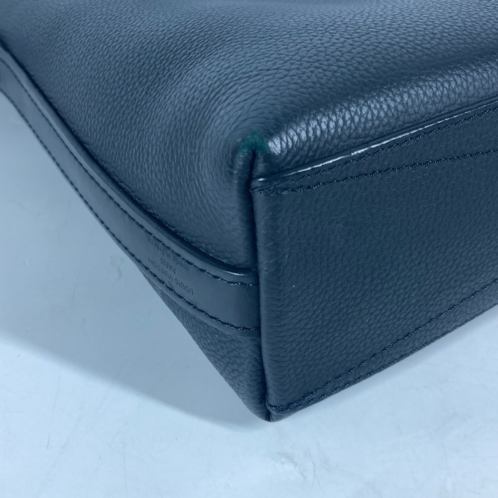 LOUIS VUITTON Business bag M59159 , Grained calf leather black LV Aerogram Take Off Briefcase