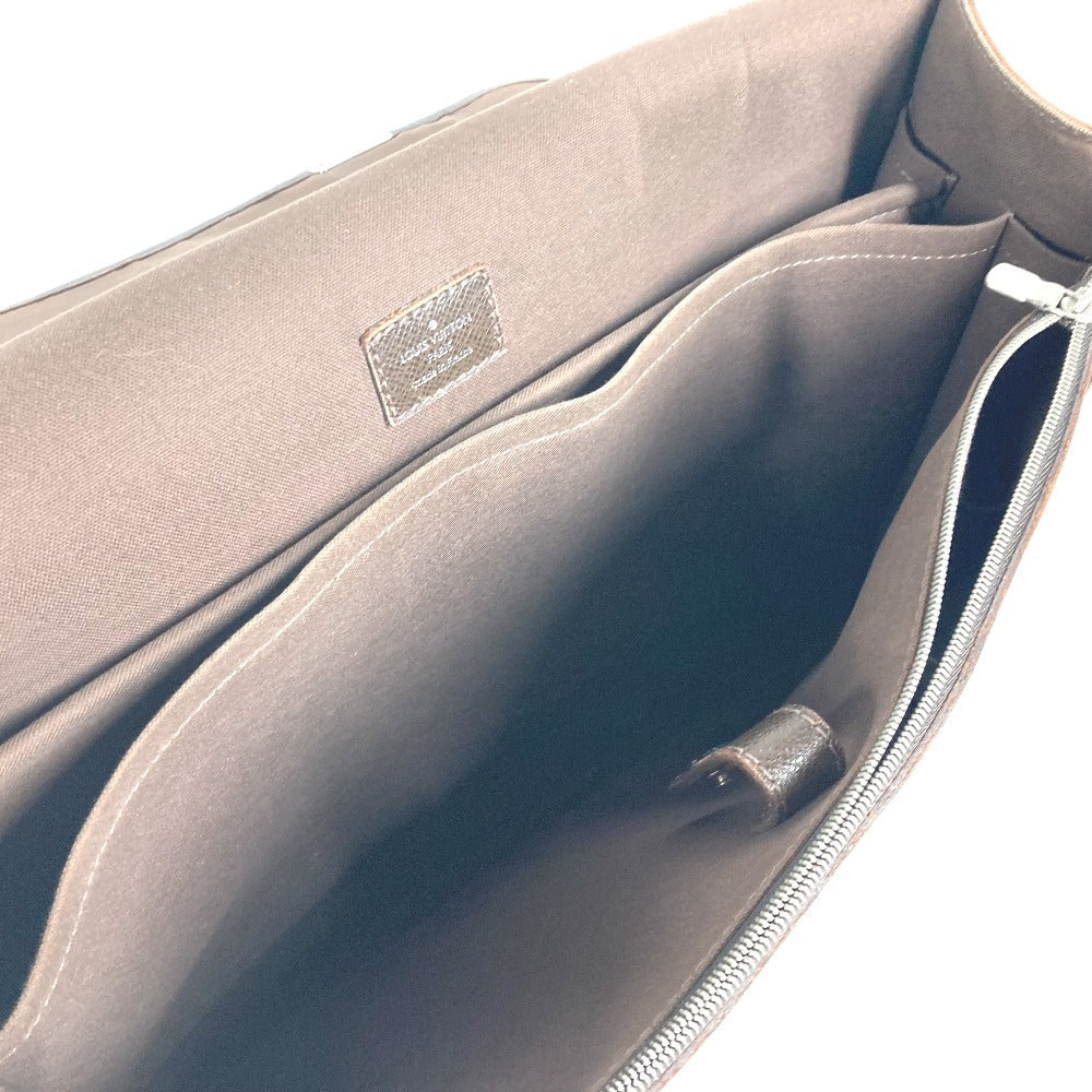 LOUIS VUITTON Business bag M32618 Taiga Leather Brown Taiga Anton