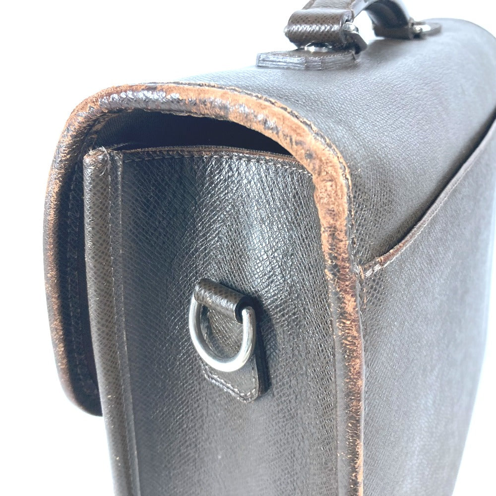 LOUIS VUITTON Business bag M32618 Taiga Leather Brown Taiga Anton