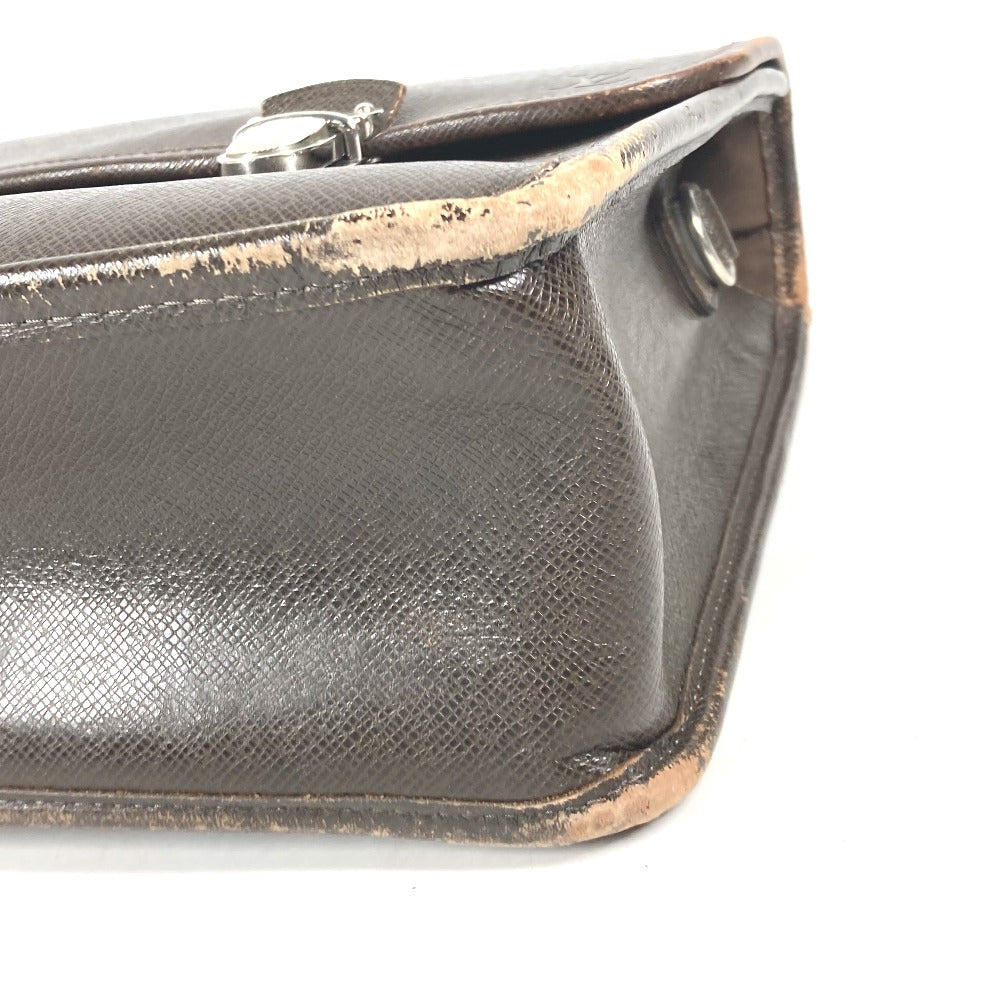 LOUIS VUITTON Business bag M32618 Taiga Leather Brown Taiga Anton
