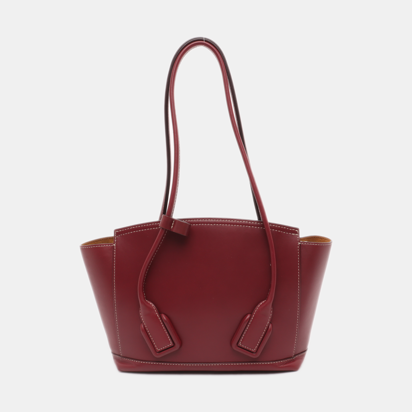 Bottega Veneta Arco Tote Bag Small Burgundy Leather 23cm