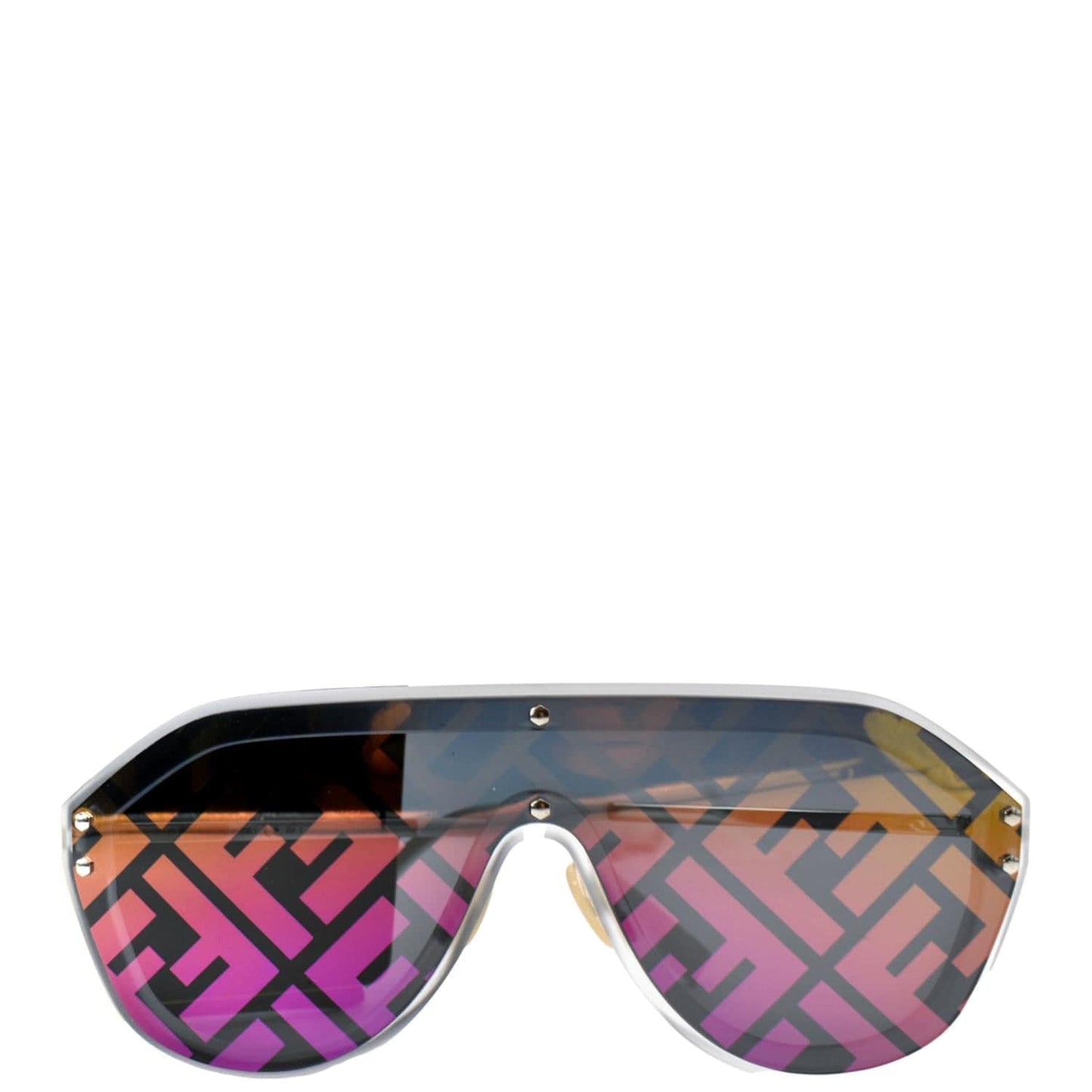 FENDI Fabulous FF M0039/G/S F74R3 Silver Sunglasses Multicolor Mirrored Lens