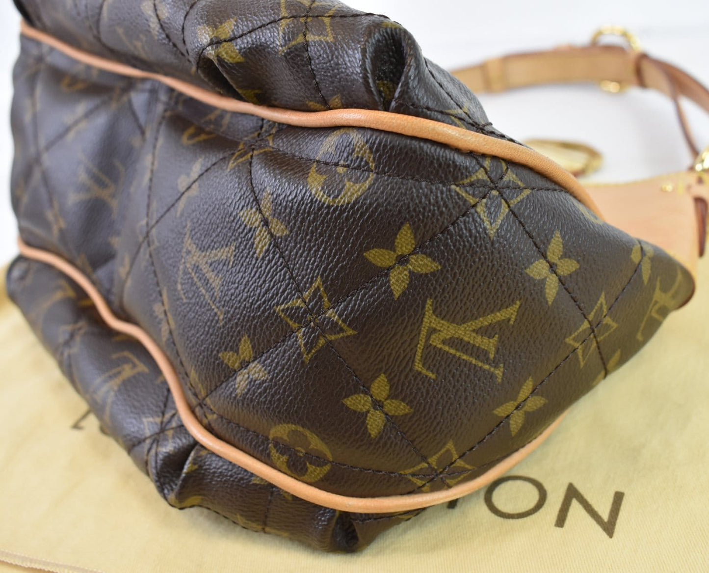 LOUIS VUITTON Etoile PM Monogram Canvas Shoulder Bag Brown