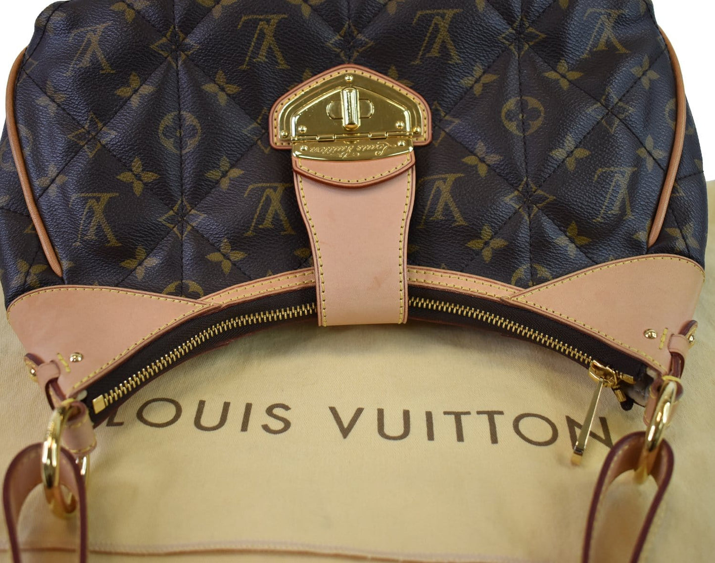LOUIS VUITTON Etoile PM Monogram Canvas Shoulder Bag Brown