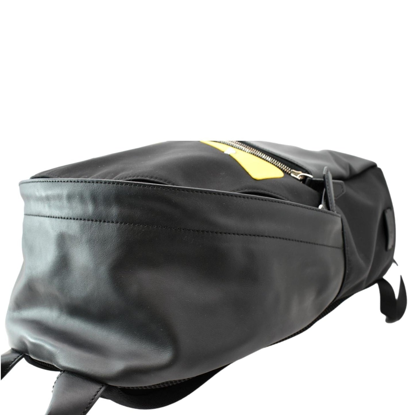 FENDI Monster Eyes Large Nylon Backpack Bag Black