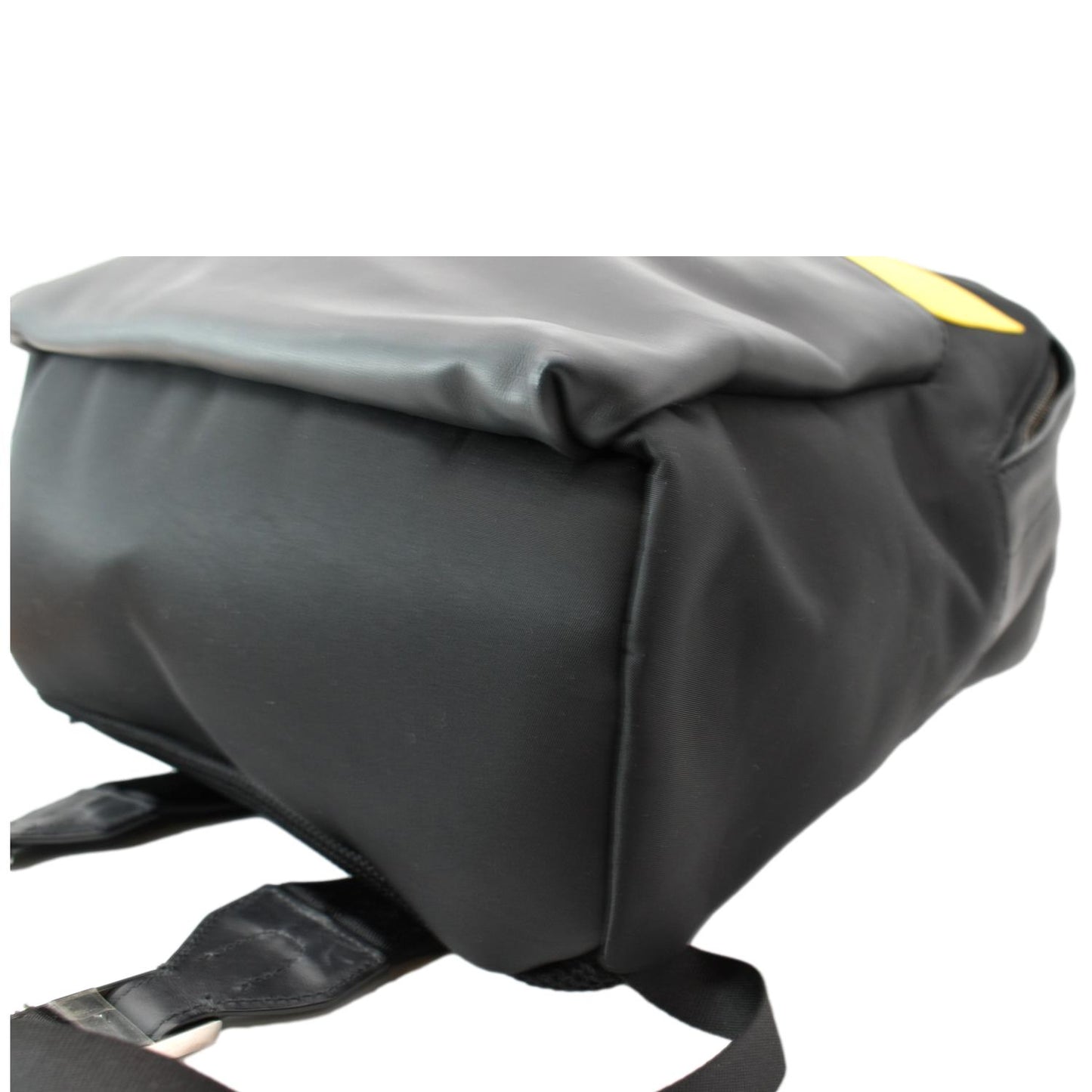 FENDI Monster Eyes Large Nylon Backpack Bag Black