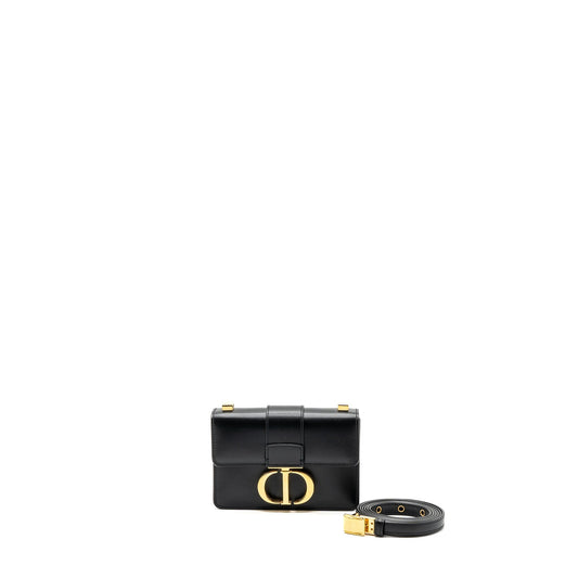 Dior micro 30 Montaigne Purse calfskin black