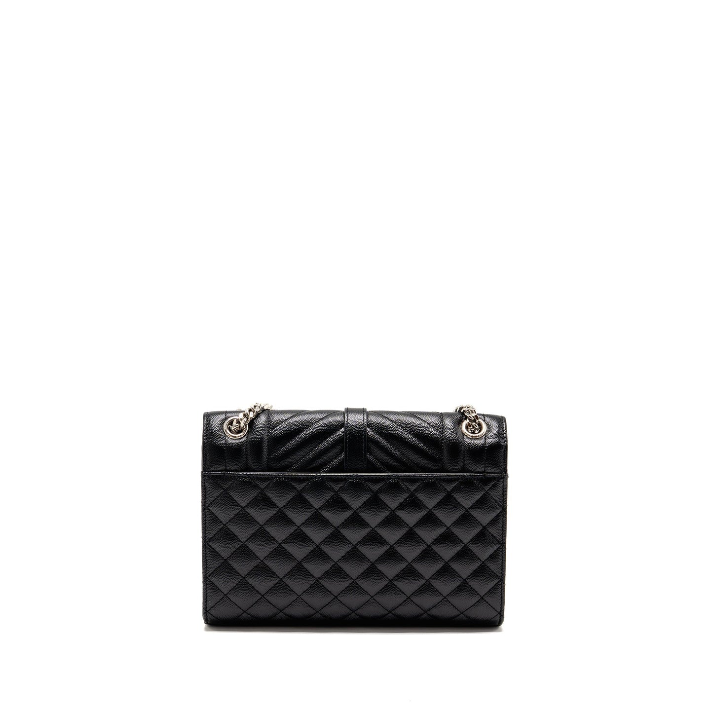 Saint Laurent/Ysl Medium Envelop Purse Grained Calfskin Black