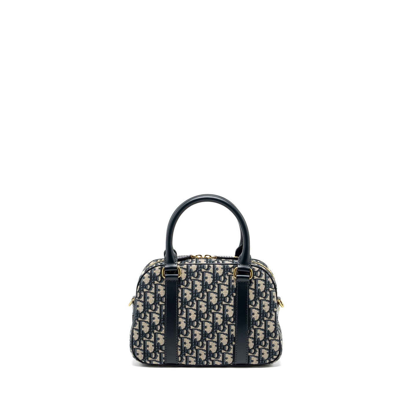 Dior Medium Bowling Purse dior oblique canvas blue