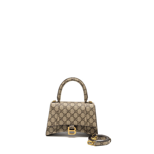 Balenciaga x Gucci Hourglass S Supreme Canvas