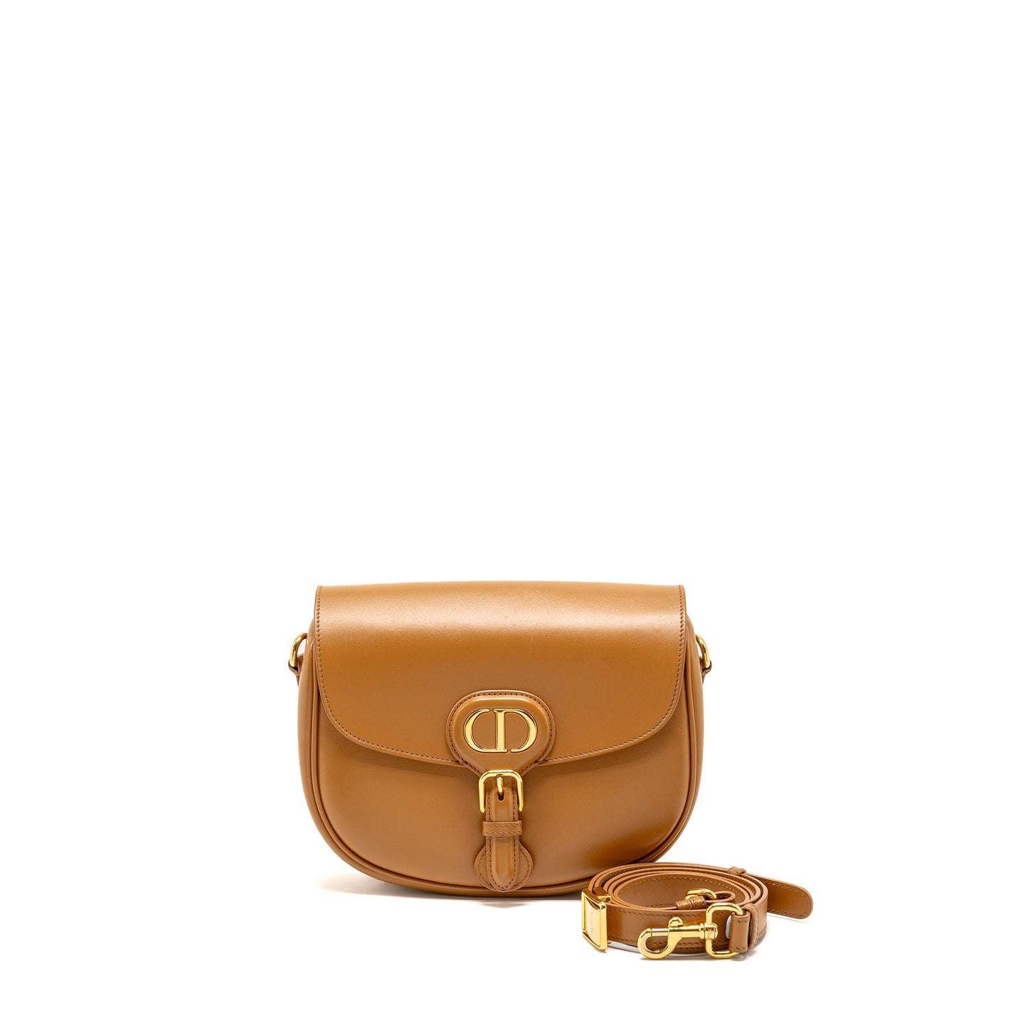 Dior Medium Dior Bobby Purse Calfskin Caramel