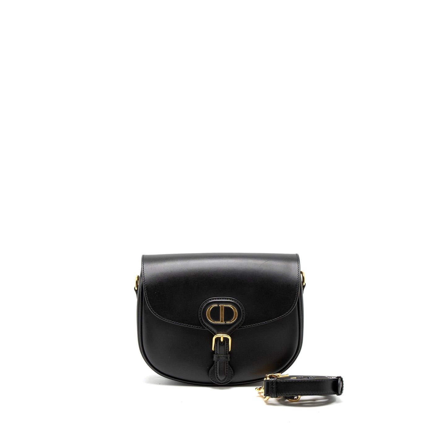 Dior Medium Dior Bobby Purse Calfskin Black