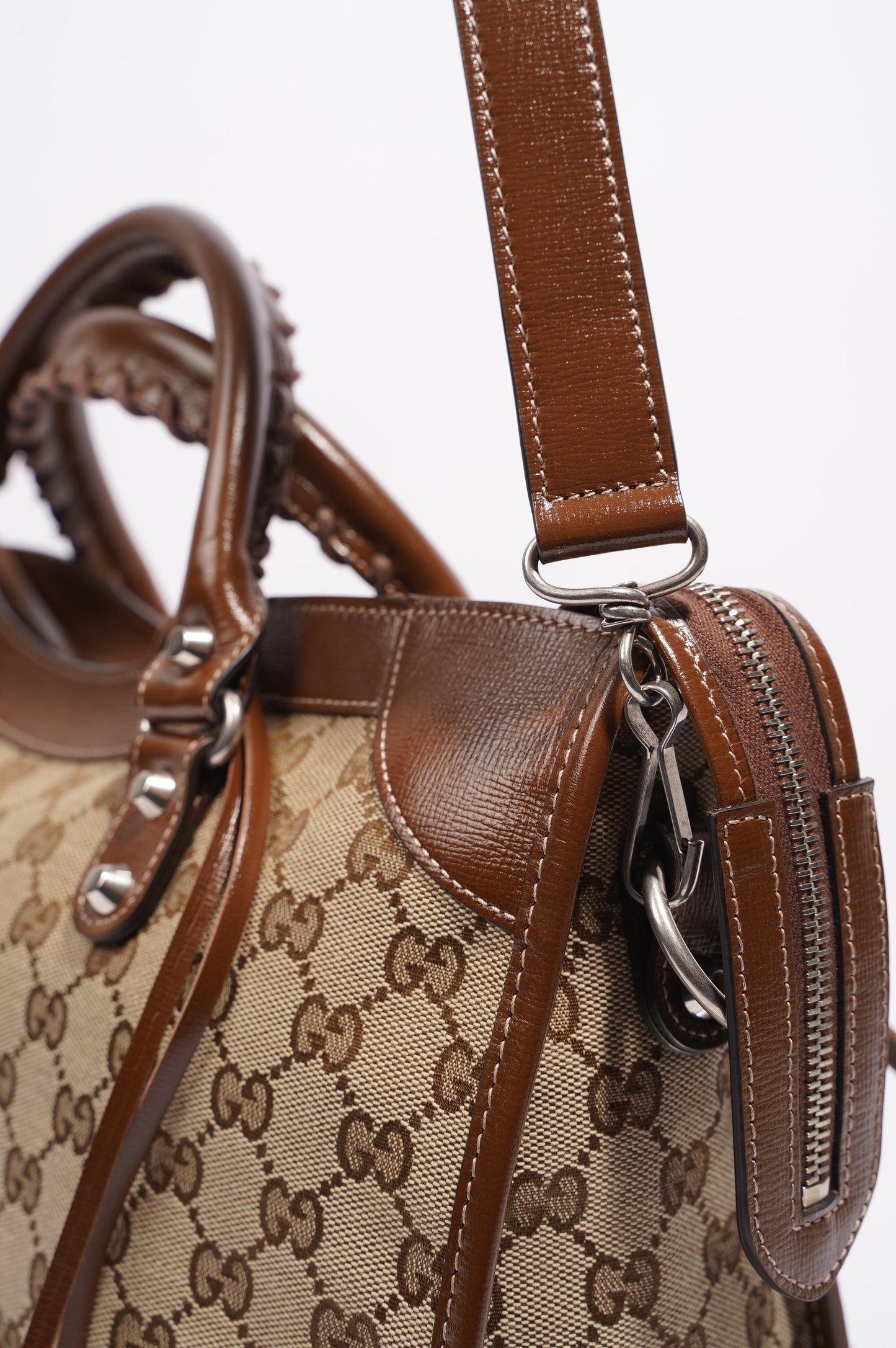 Gucci X Balenciaga Hacker Project GG Neo Classic Bag Brown Medium