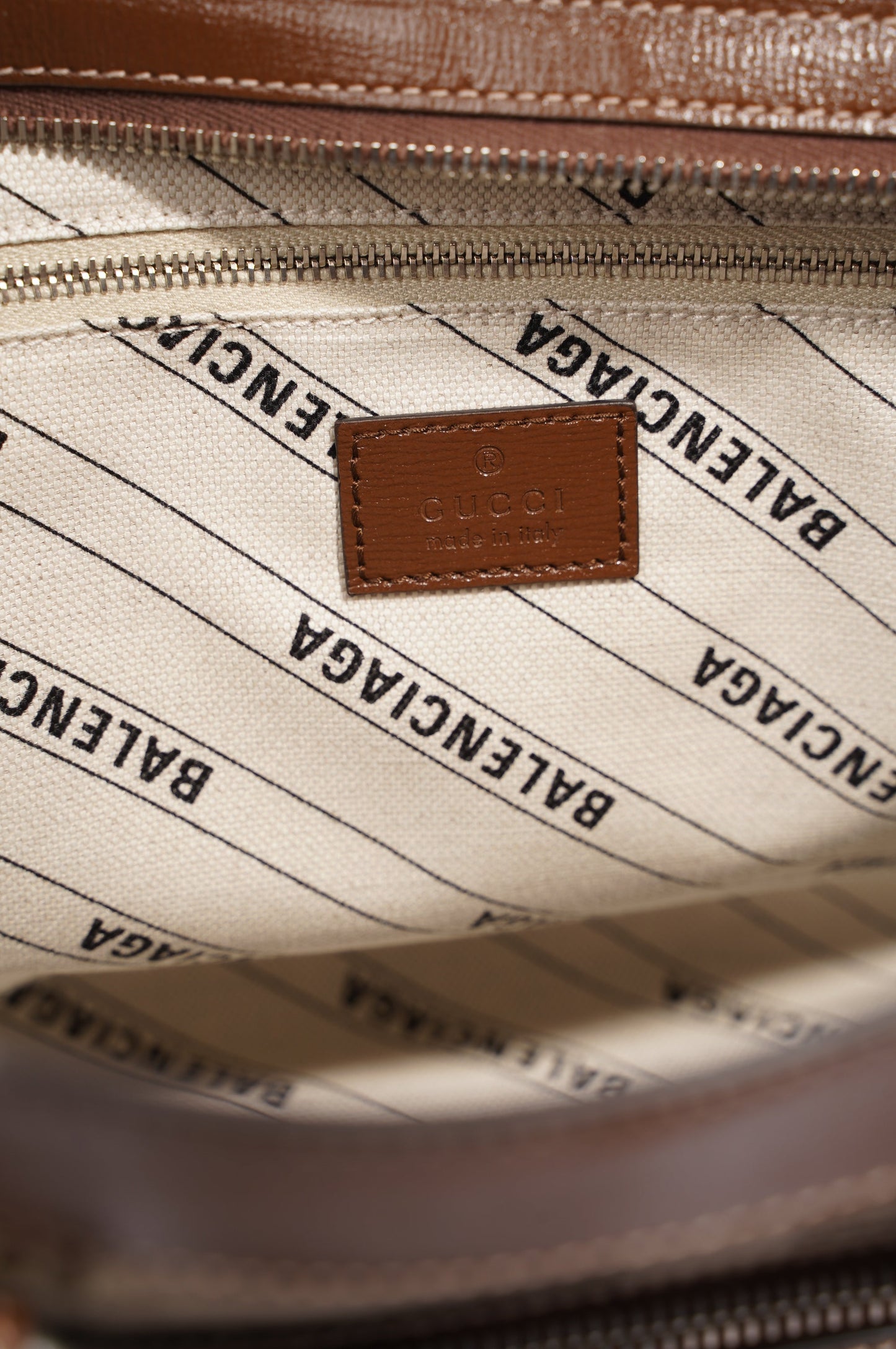 Gucci X Balenciaga Hacker Project GG Neo Classic Bag Brown Medium