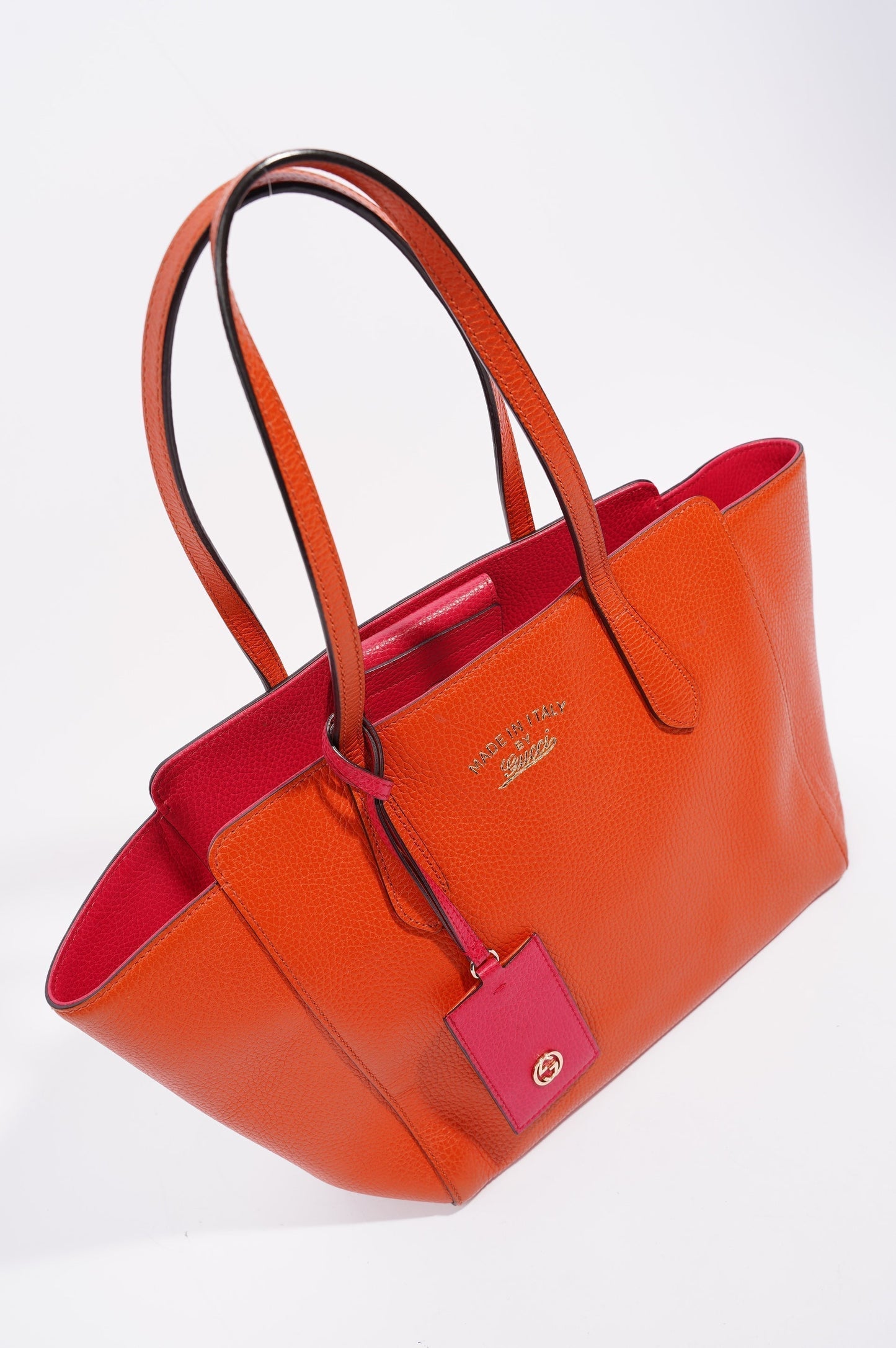 Gucci Womens Swing Tote Burnt Orange