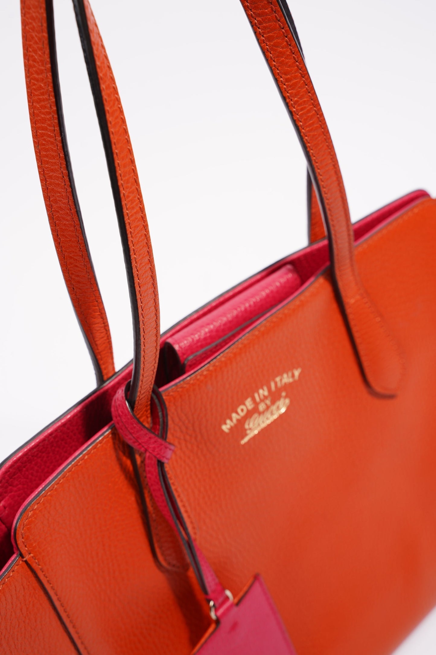 Gucci Womens Swing Tote Burnt Orange