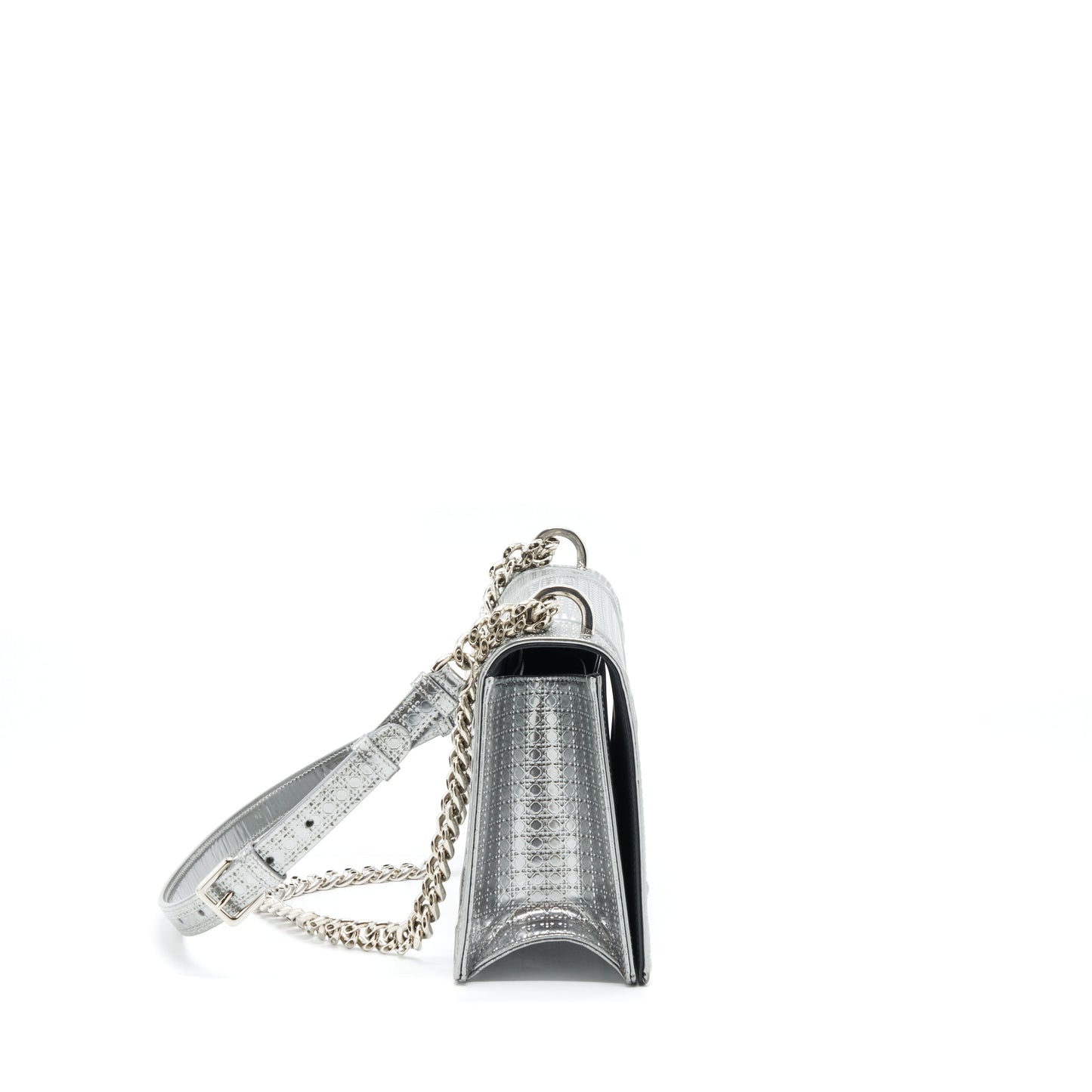 Dior Medium Diorama Metallic Sliver