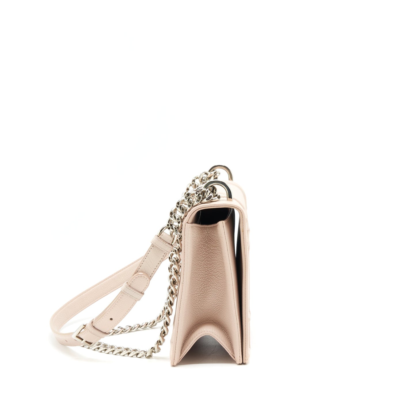 Dior Medium Diorama Purse Grained Calfskin beige