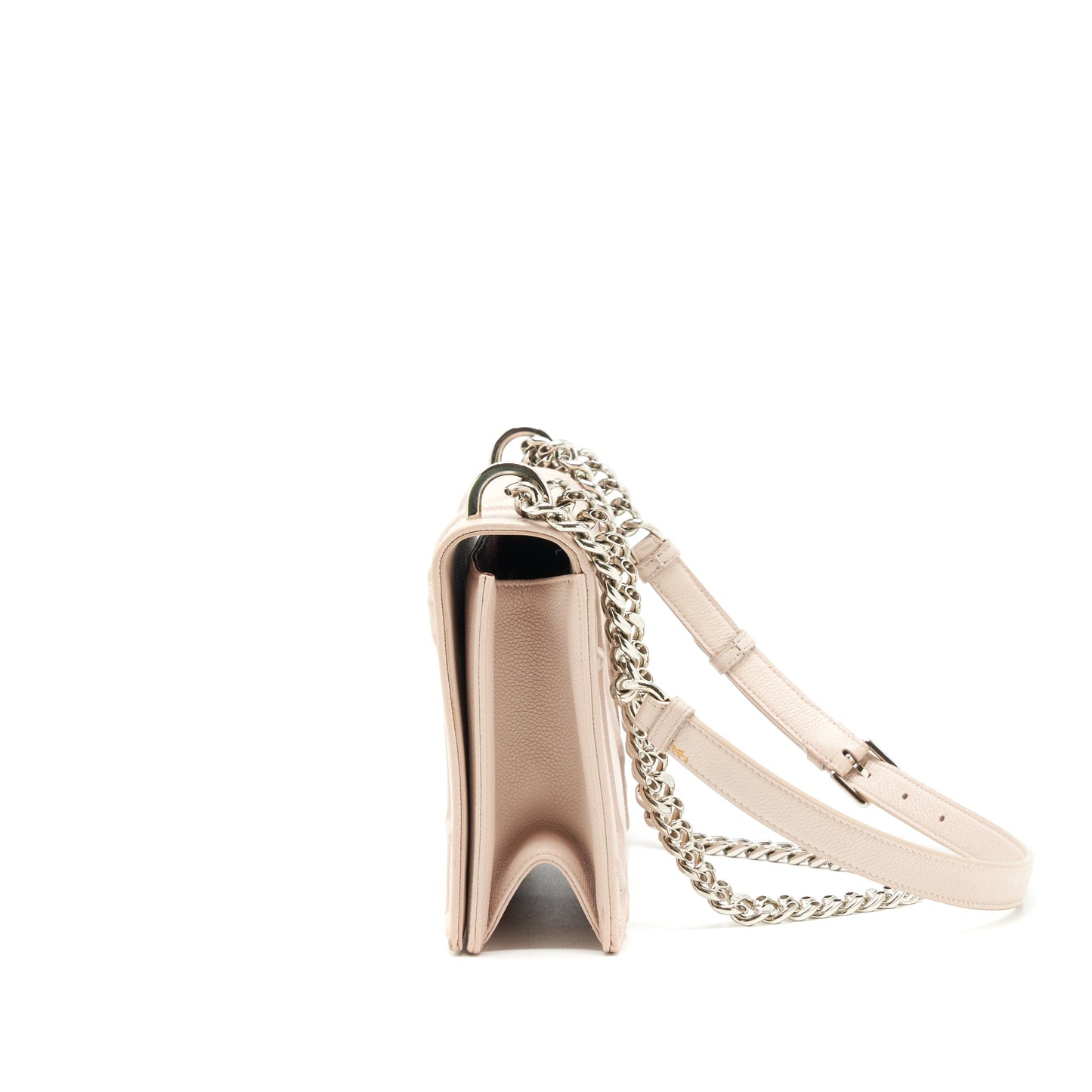 Dior Medium Diorama Purse Grained Calfskin beige