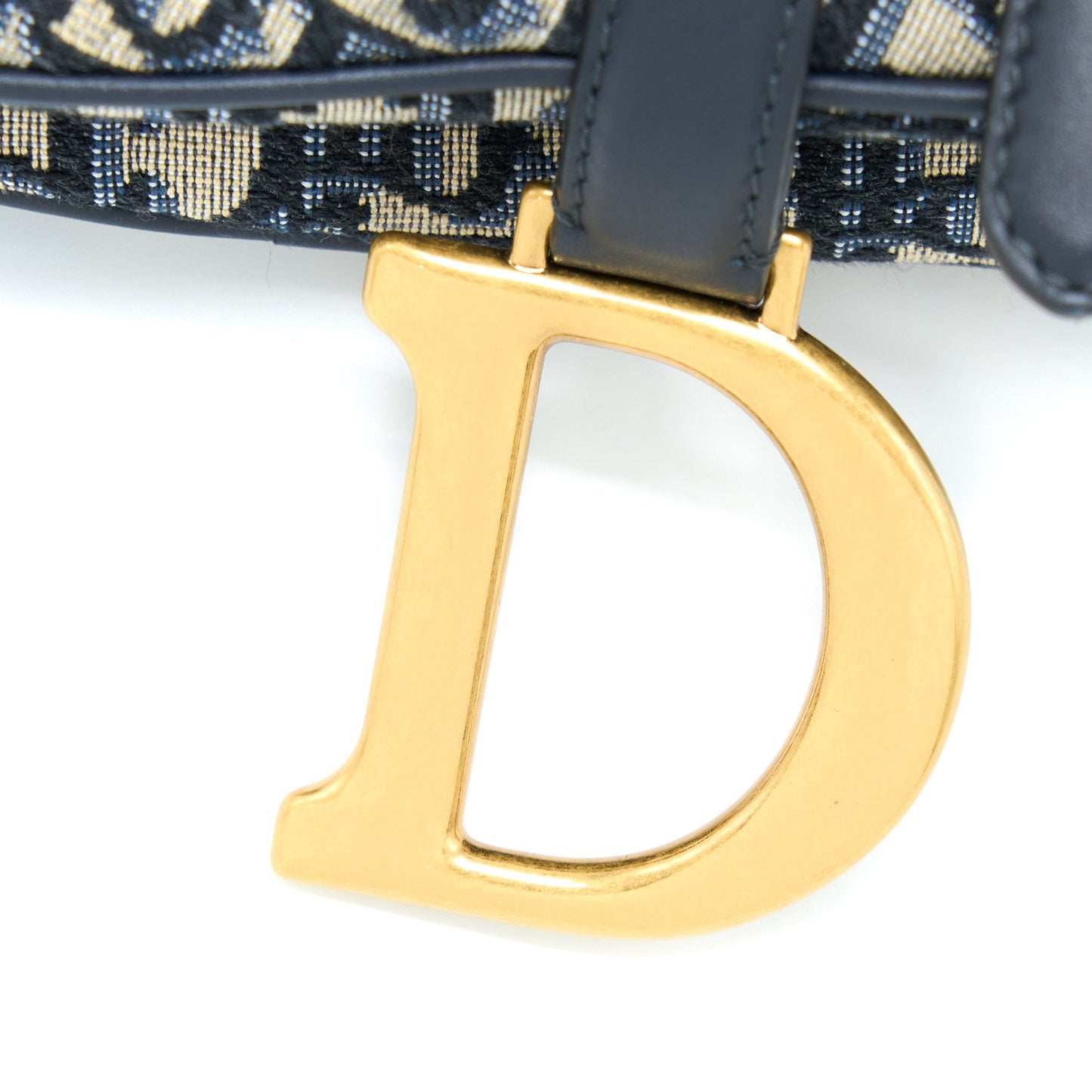Dior Medium Dior Saddle Purse Blue Dior Oblique Jacquard