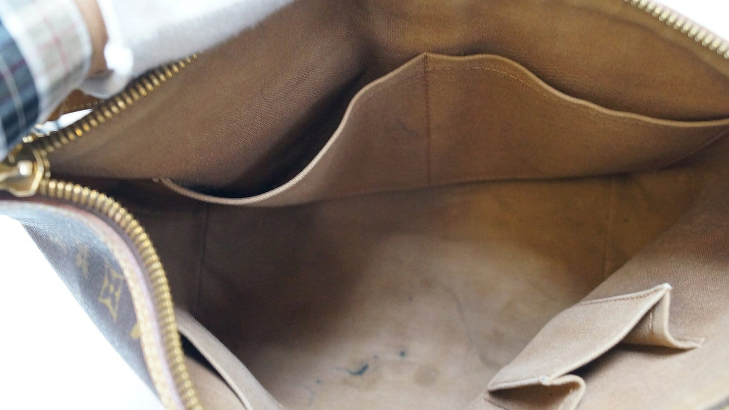 LOUIS VUITTON Monogram Canvas Palermo PM Brown Shoulder Bag