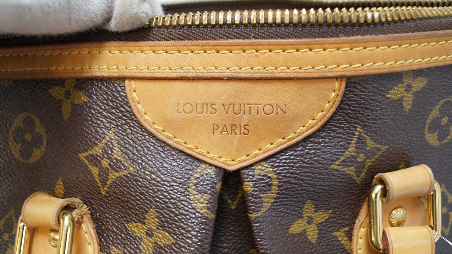 LOUIS VUITTON Monogram Canvas Palermo PM Brown Shoulder Bag