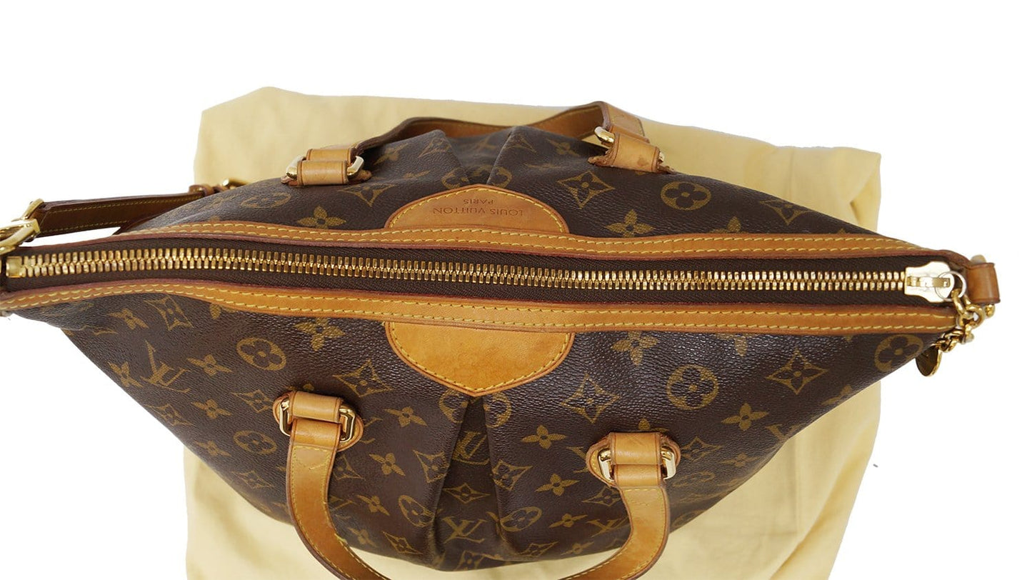 LOUIS VUITTON Monogram Canvas Palermo PM Brown Shoulder Bag