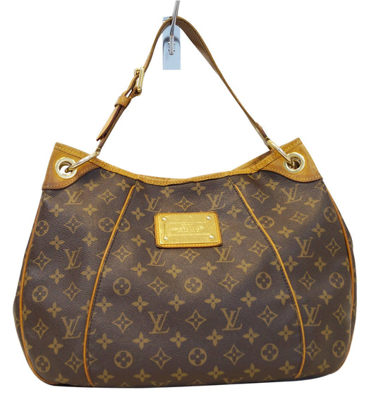 LOUIS VUITTON Monogram Canvas Galliera PM Brown Shoulder Bag