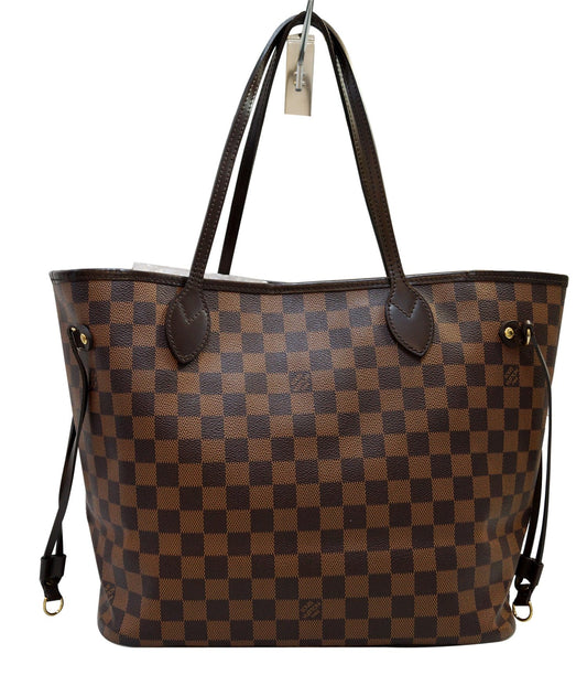 LOUIS VUITTON Damier Ebene Neverfull MM Shoulder Bag