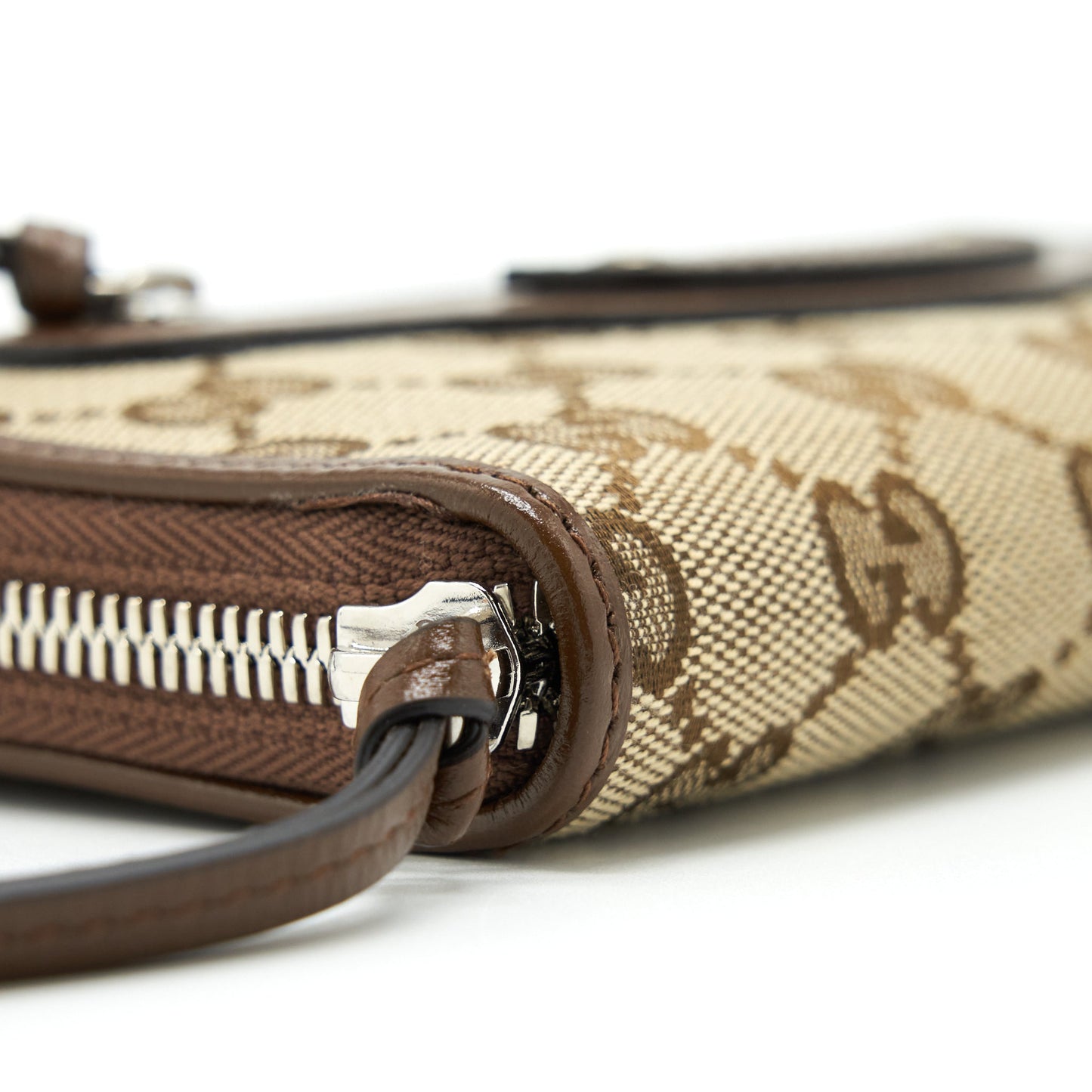 Gucci x Balenciaga Brown 2021 Classic Zip Long Wallet