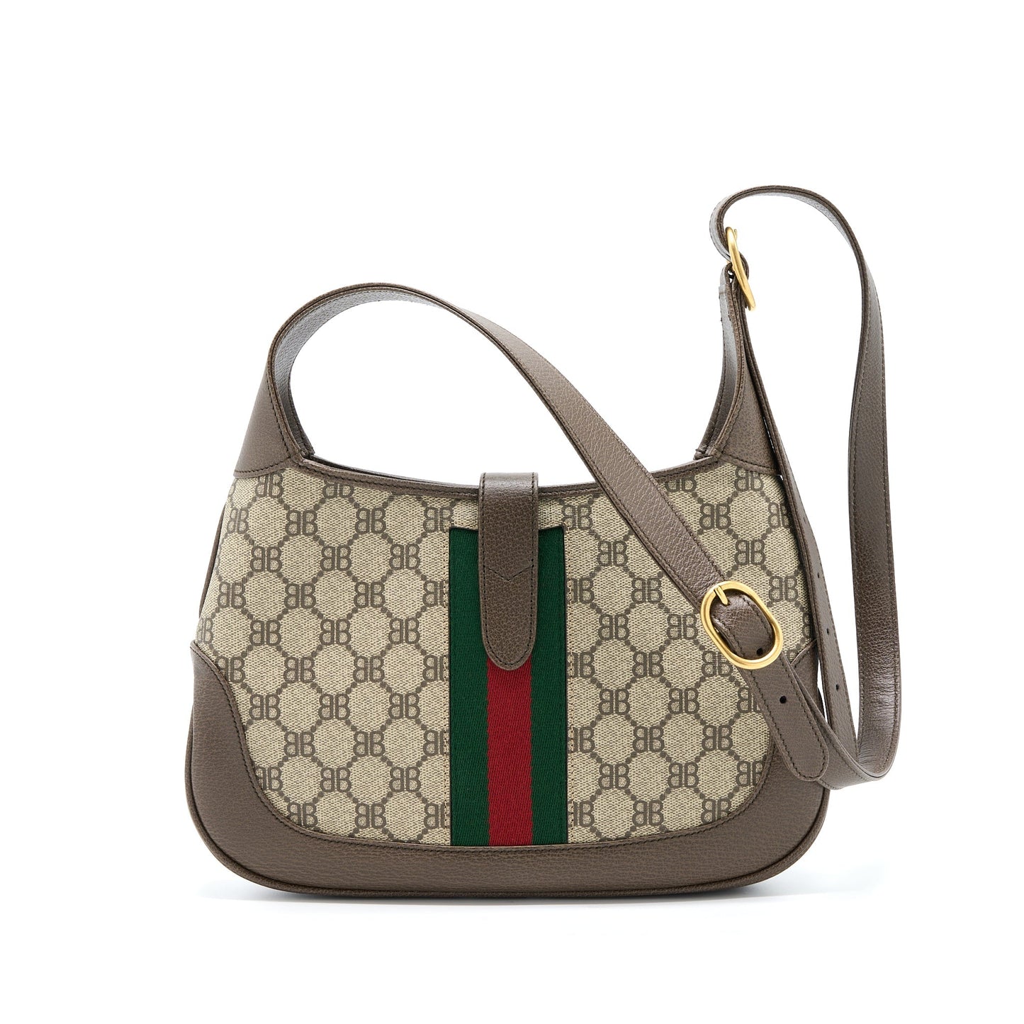 Gucci/Balenciaga Jackie Purse Supreme Canvas And Leather