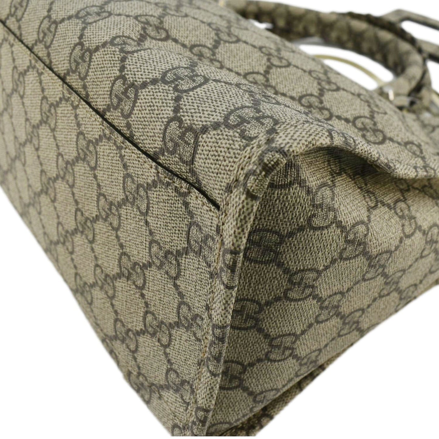 GUCCI X BALENCIAGA The Hacker Project Neo GG Supreme Tote Bag Beige 681695