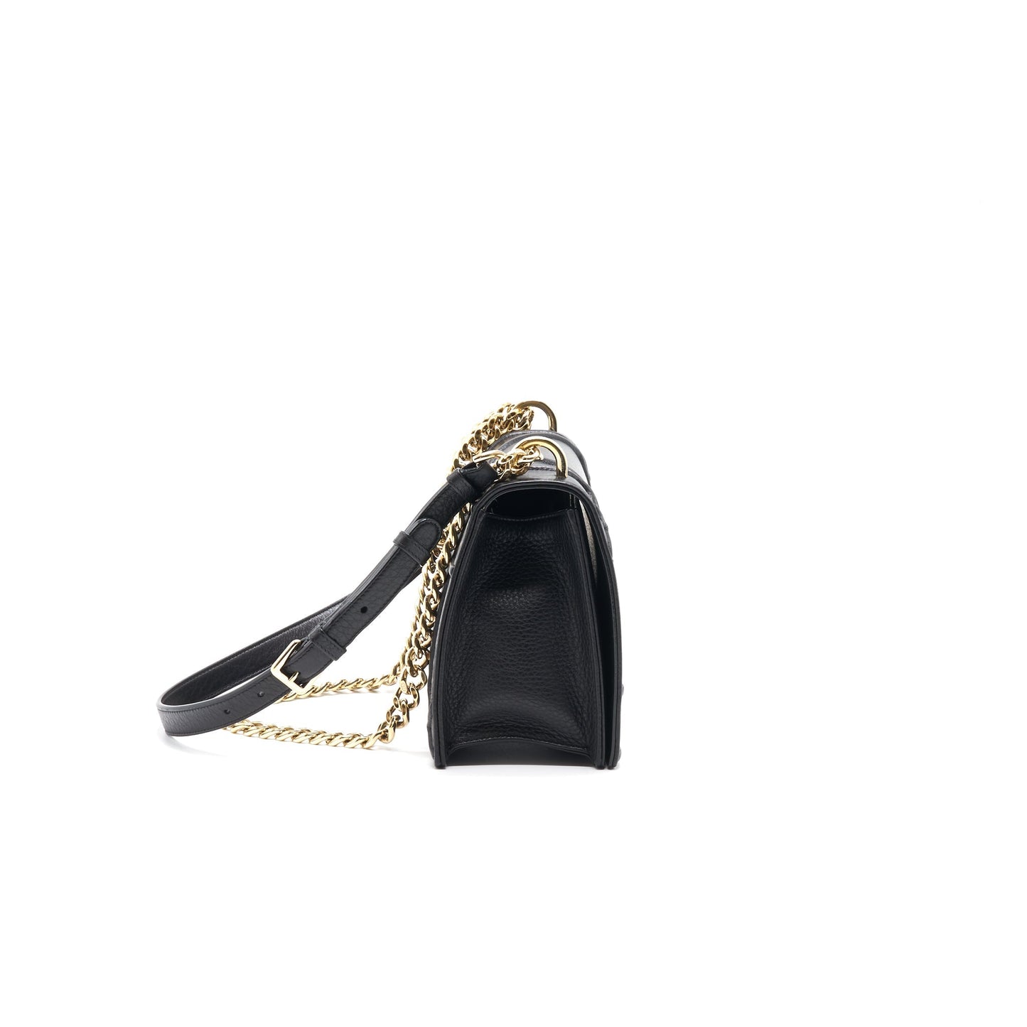 DIOR MEDIUM DIORAMA CALFSKIN SHOULDER BAG BLACK