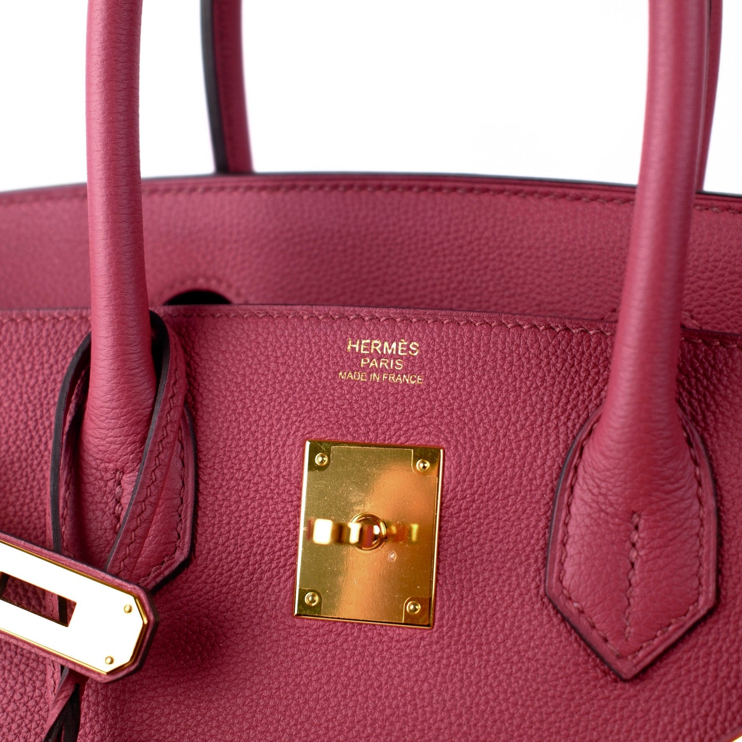 Hermes Birkin 30 Togo Burgundy - A Stamp
