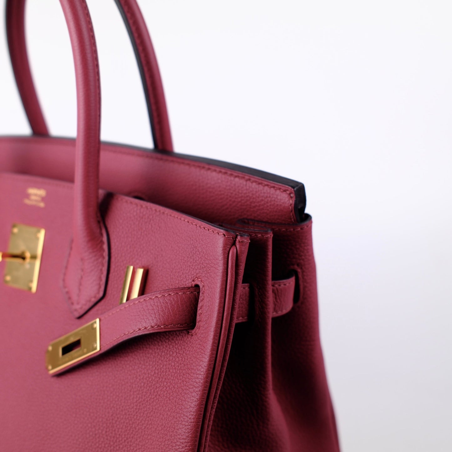 Hermes Birkin 30 Togo Burgundy - A Stamp