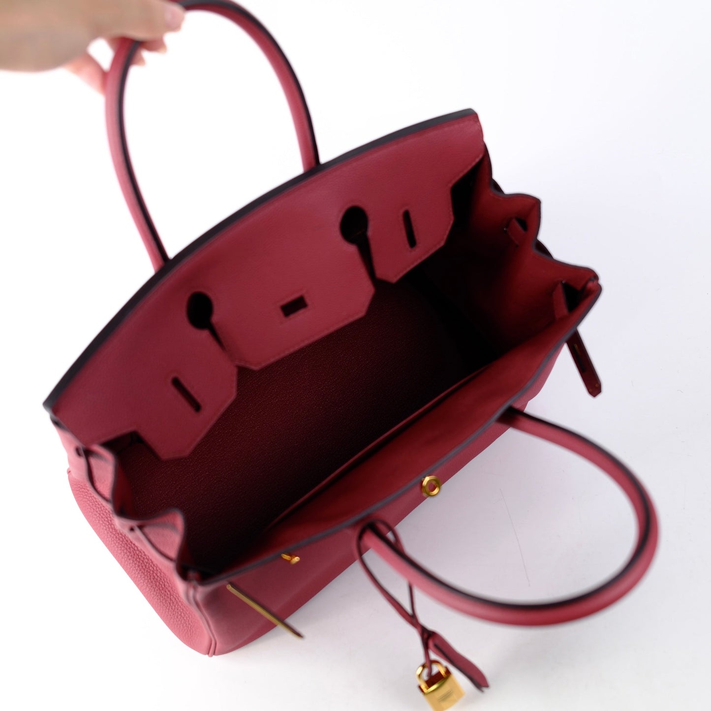 Hermes Birkin 30 Togo Burgundy - A Stamp