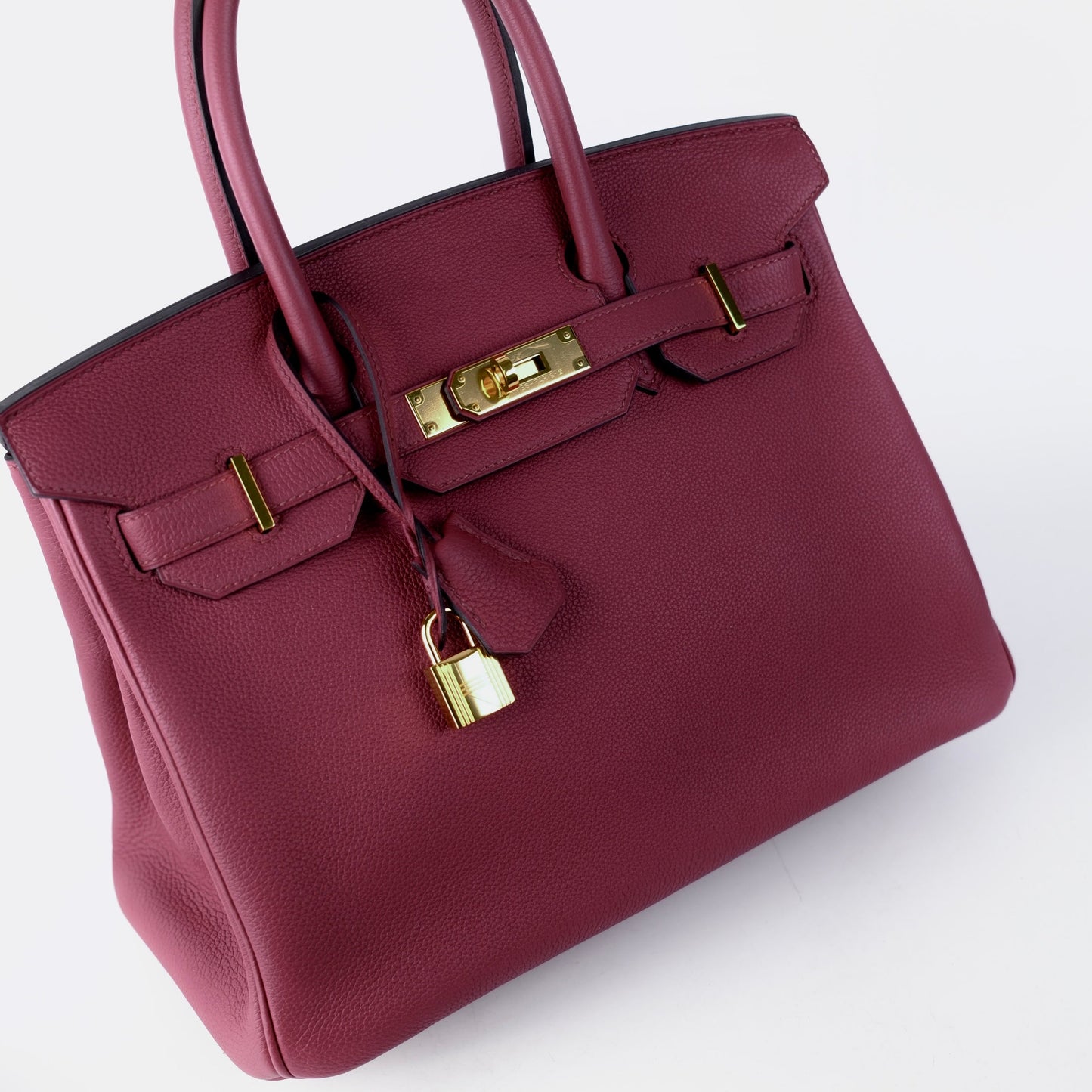 Hermes Birkin 30 Togo Burgundy - A Stamp