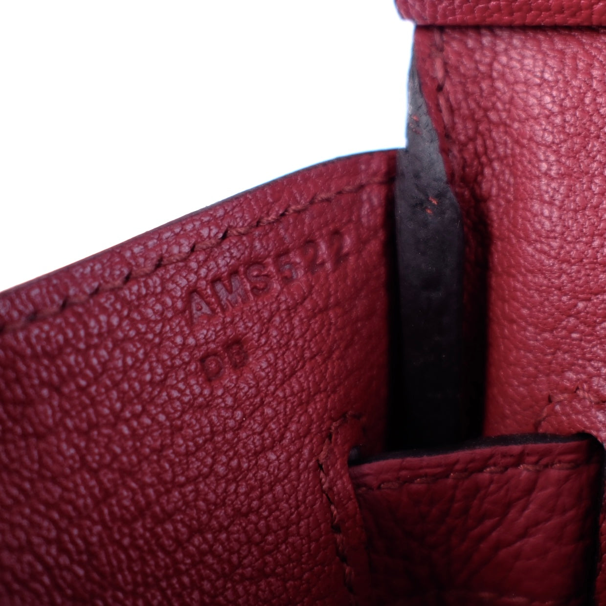 Hermes Birkin 30 Togo Burgundy - A Stamp