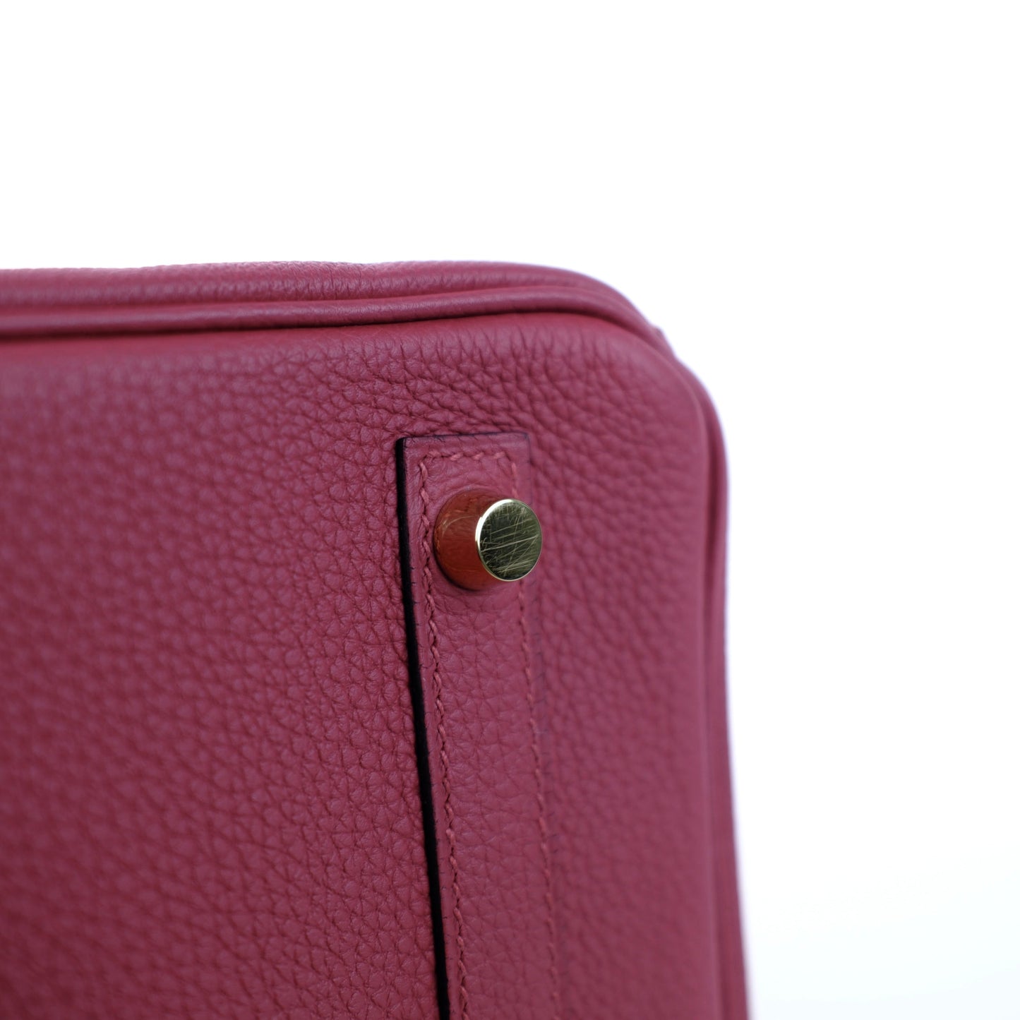 Hermes Birkin 30 Togo Burgundy - A Stamp