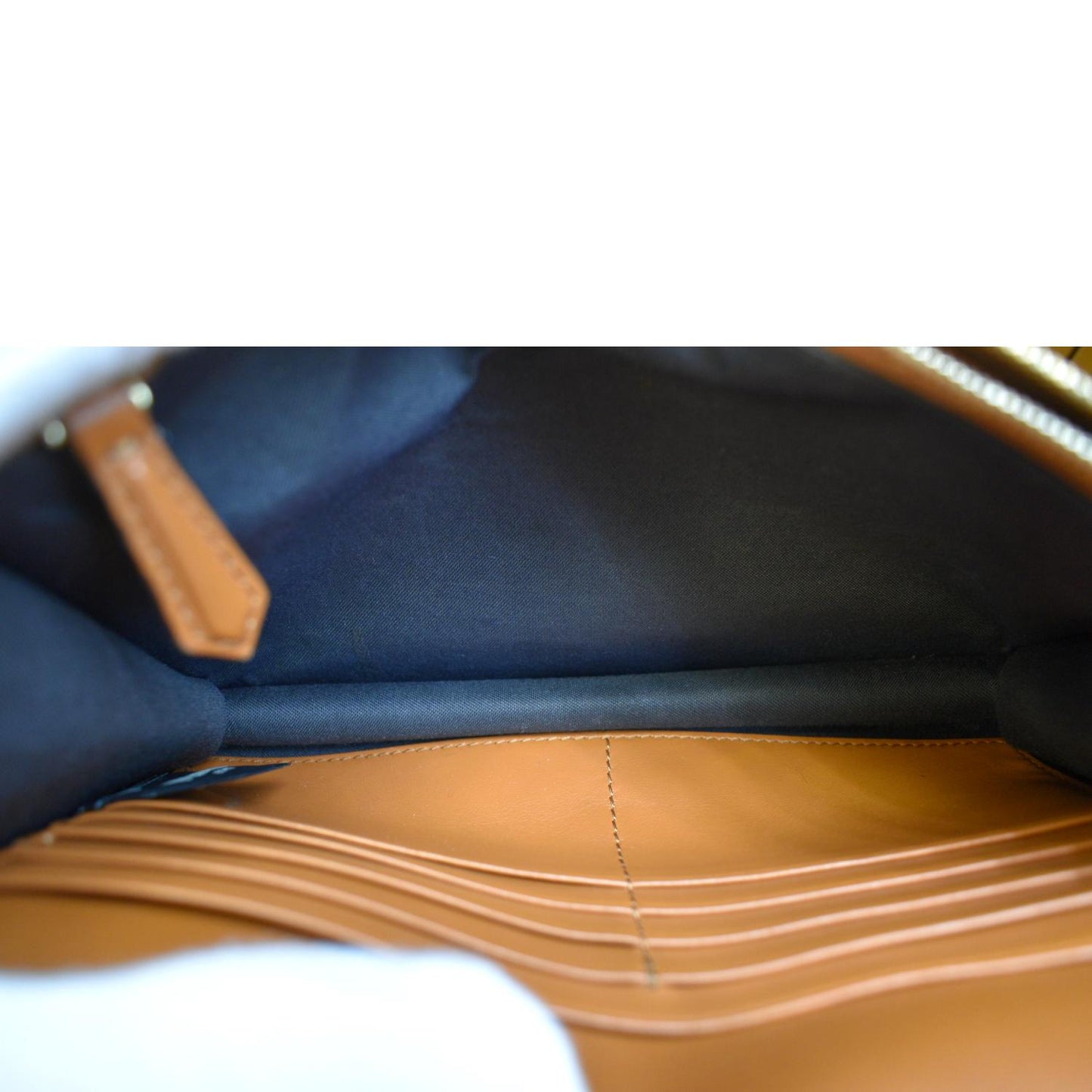 FENDI Roma Leather Wallet on Chain Crossbody Bag Brown