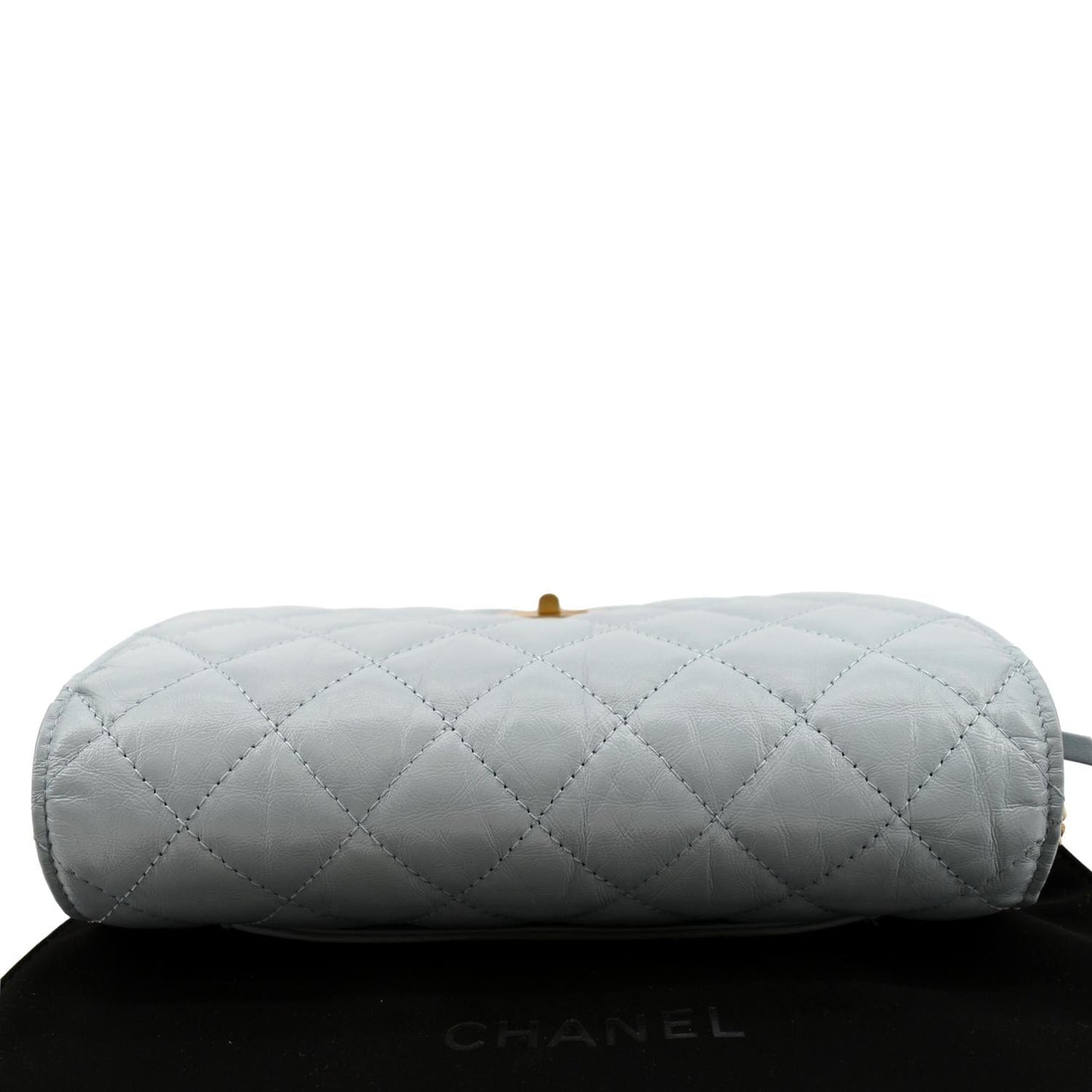 CHANEL Classic 2.55 Reissue WOC Quilted Leather Crossbody Bag Light Blue