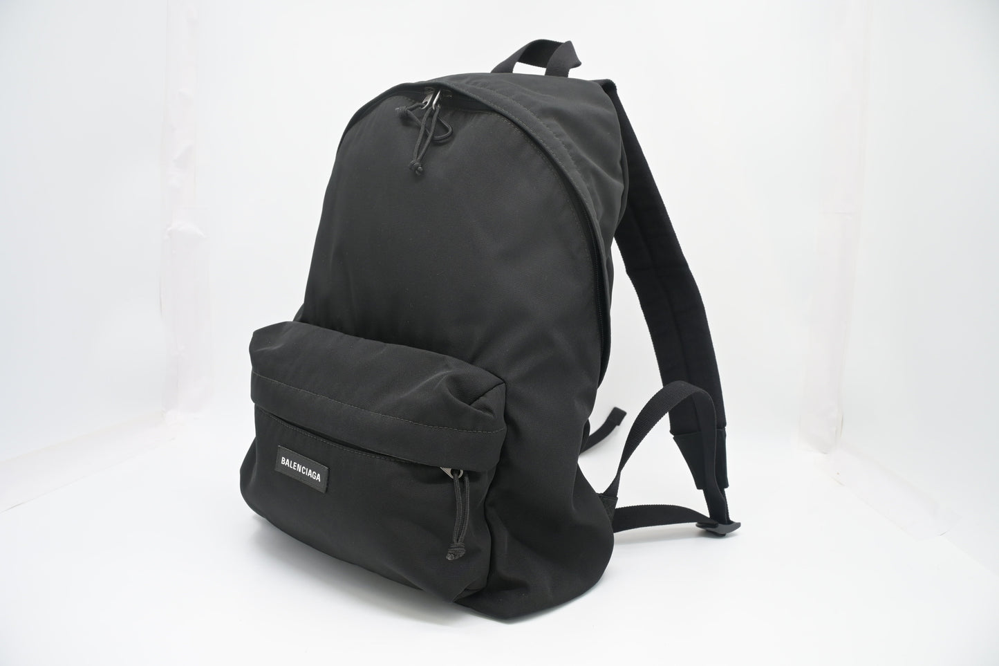 Balenciaga Explorer Backpack in Black Nylon Canvas