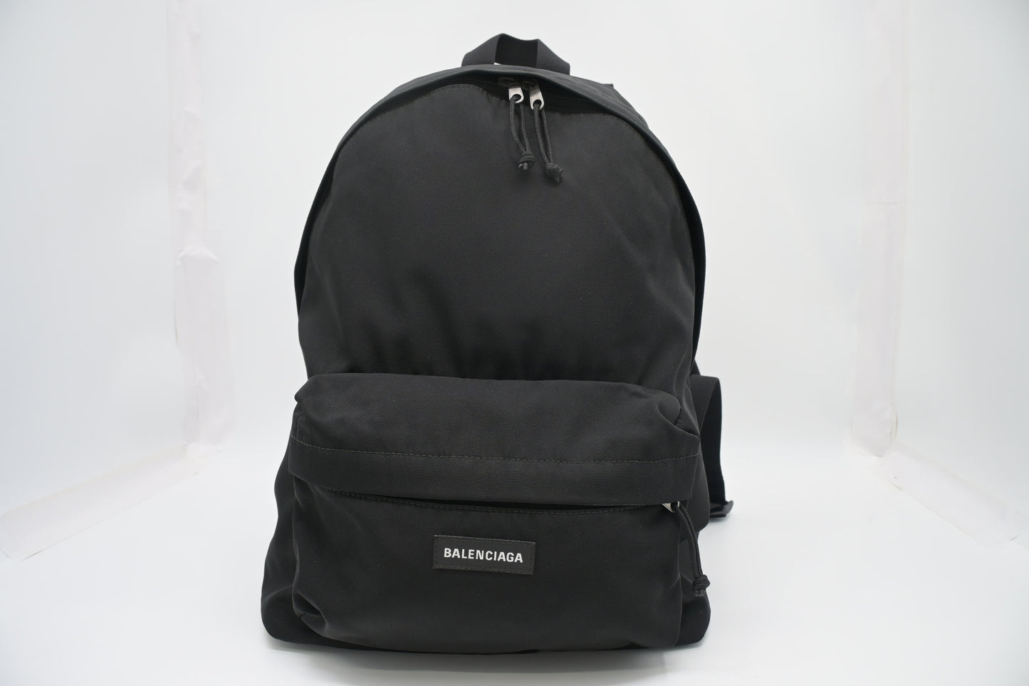 Balenciaga Explorer Backpack in Black Nylon Canvas